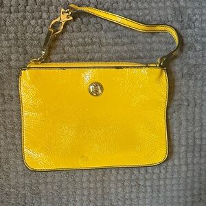 Yellow Leather Women's Bag